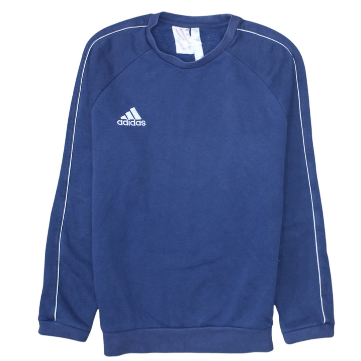 Adidas Boys Blue Crew Neck Pullover Fleece Sweatshirt 13-14 Years