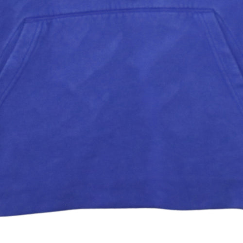 Nike Women's Blue Pullover Hoodie L Cotton Blend Casual Sweatshirt