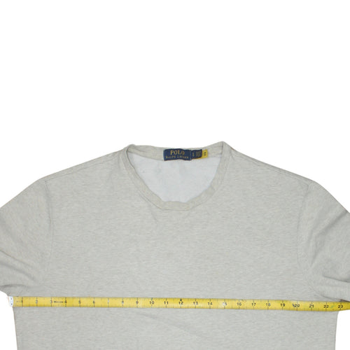 Polo Ralph Lauren Men's Grey Long Sleeve Pullover Sweatshirt L