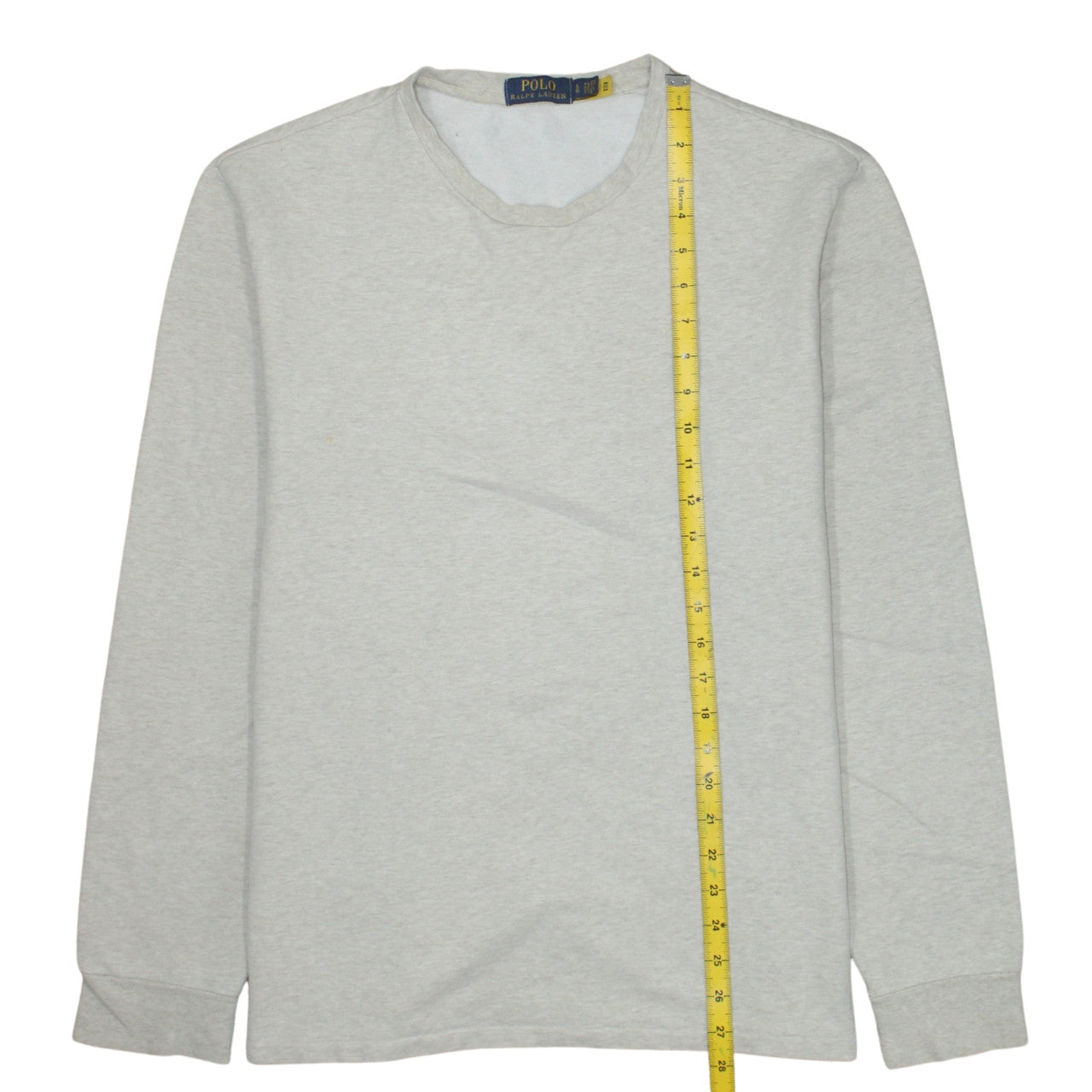 Polo Ralph Lauren Men's Grey Long Sleeve Pullover Sweatshirt L