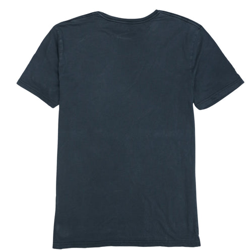 Quiksilver Men's Blue XL Surf Graphic Cotton T-Shirt