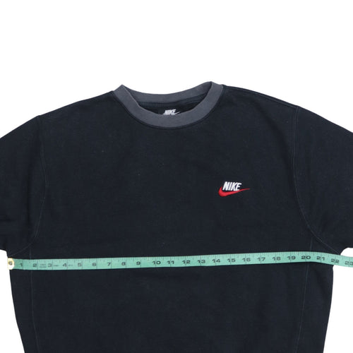 Nike Men's Black Small Crew Neck Pullover Sweatshirt