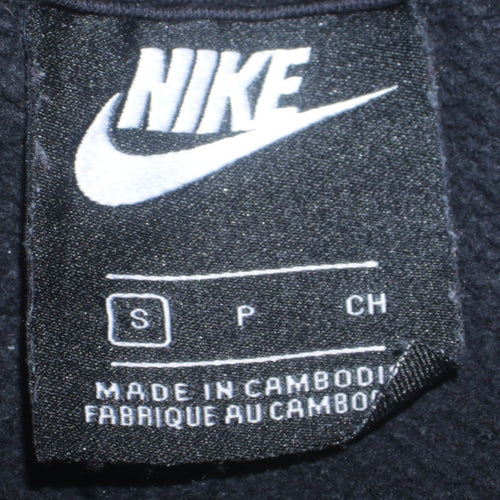 Nike Men's Black Small Crew Neck Pullover Sweatshirt