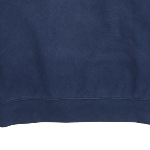 Levi's Men's Blue Crew Neck Logo Pullover Sweatshirt Size M