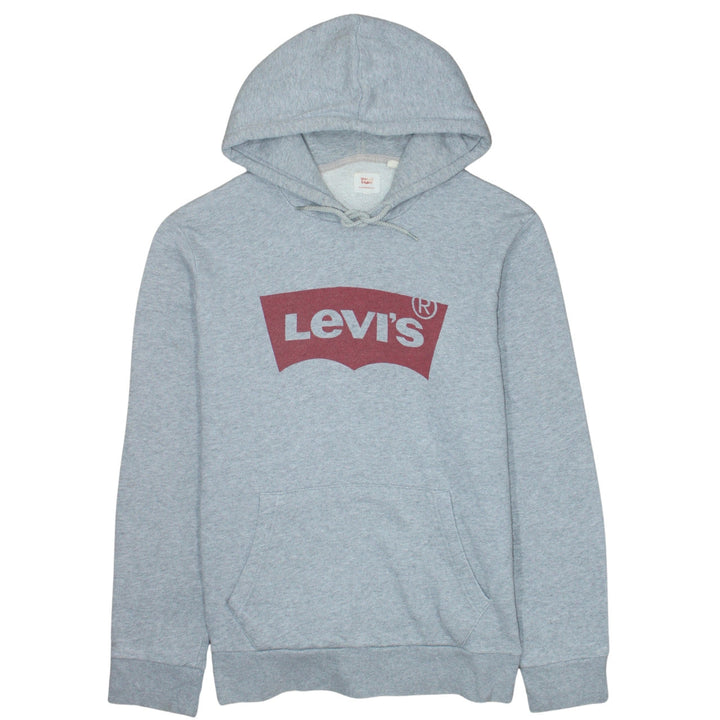 Levi's Men's Grey Logo Pullover Hoodie Size M Classic Fit