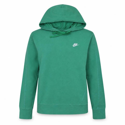 Nike Womens Green Pullover Hoodie Size 14/16 Cotton Sportswear