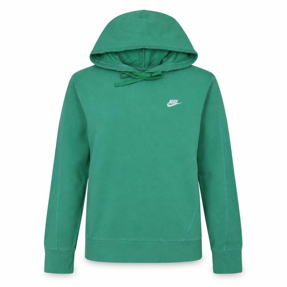Nike Womens Green Pullover Hoodie Size 14/16 Cotton Sportswear