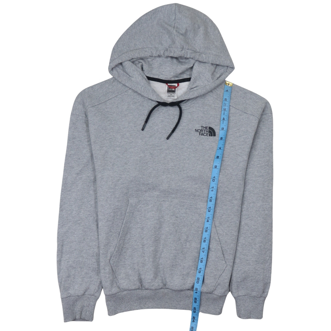 The North Face Womens Grey Pullover Hoodie Small Cotton Blend