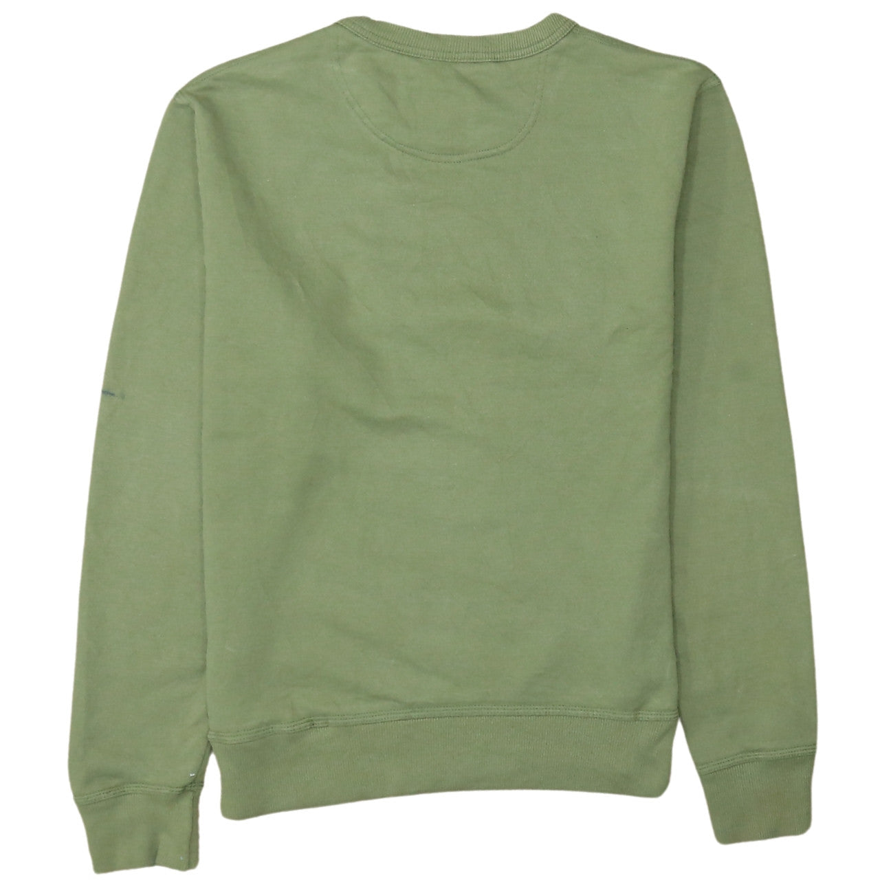 Champion Men's Green Crew Neck Fleece Sweatshirt Size S Regular Fit