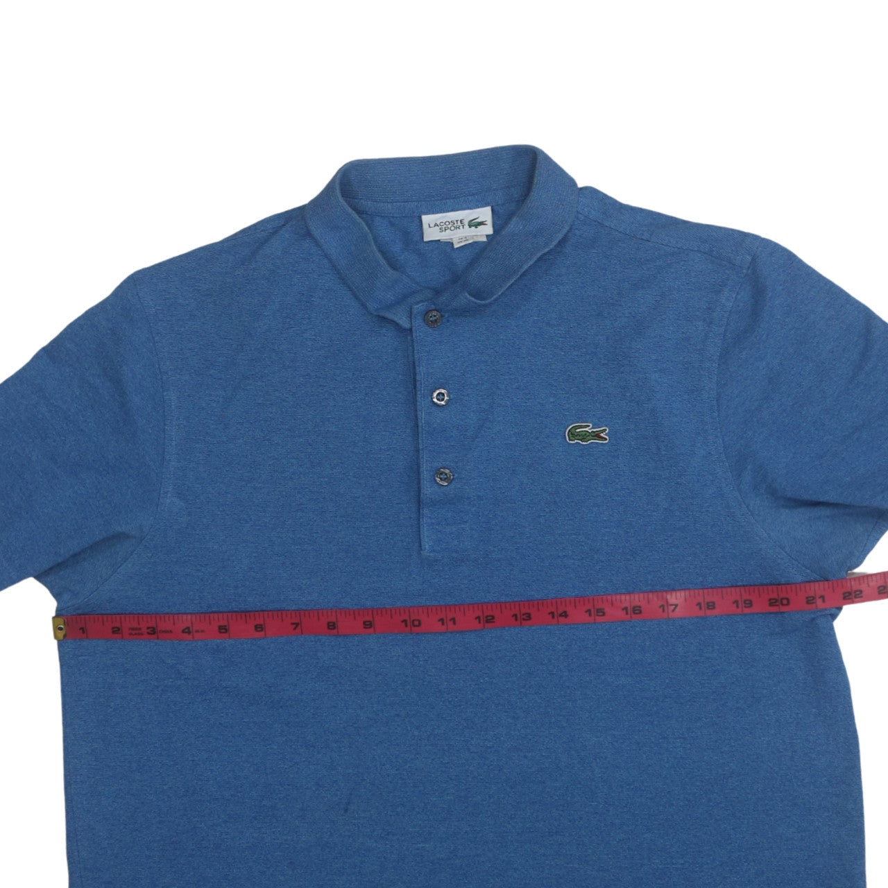 Lacoste Sport Men's Blue Cotton Polo Shirt XL Regular Fit