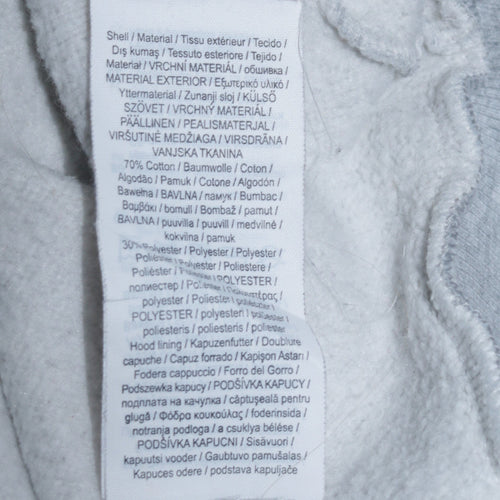 Puma Women's Grey Pullover Hoodie Size 18 Cotton Blend Logo Sportswear