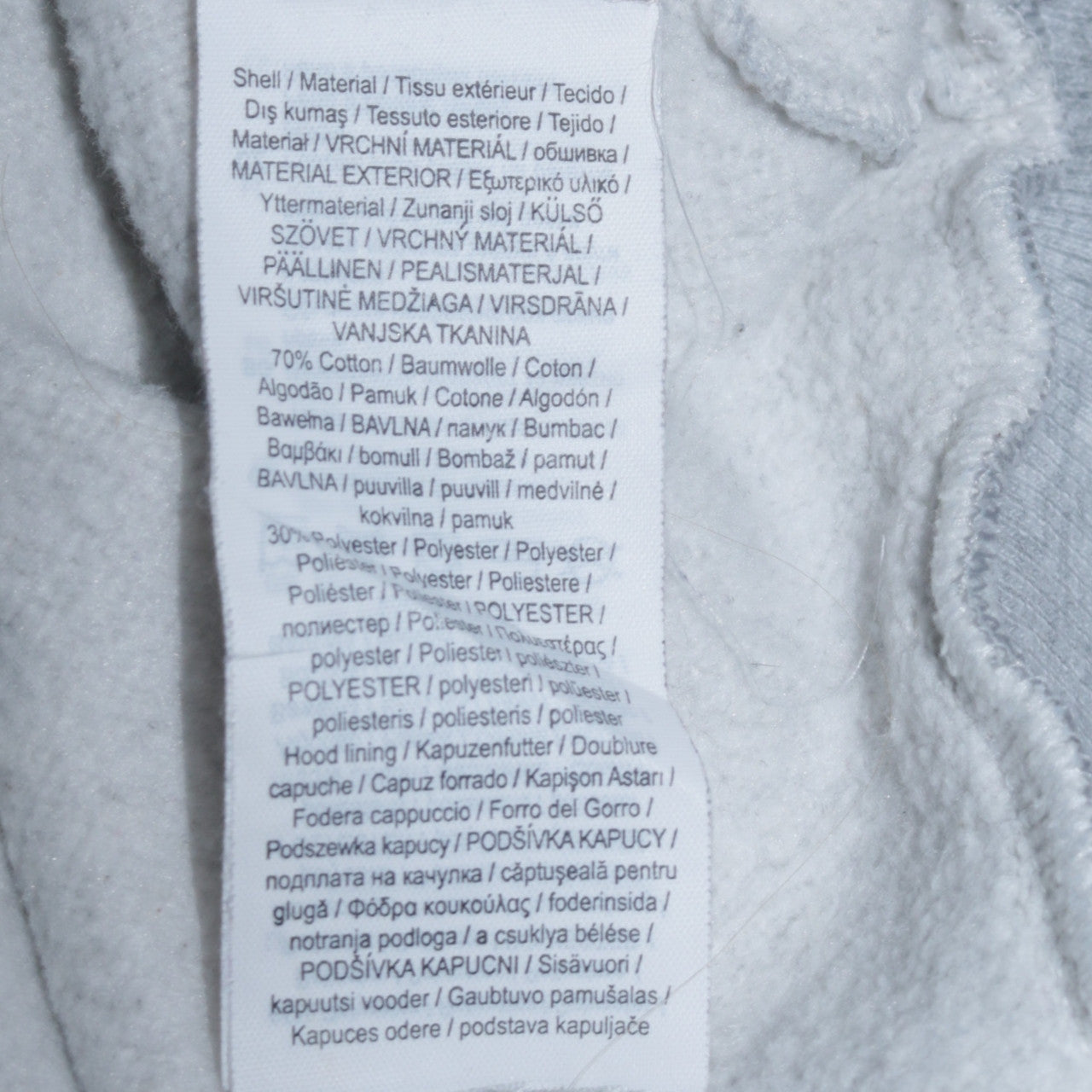 Puma Women's Grey Pullover Hoodie Size 18 Cotton Blend Logo Sportswear