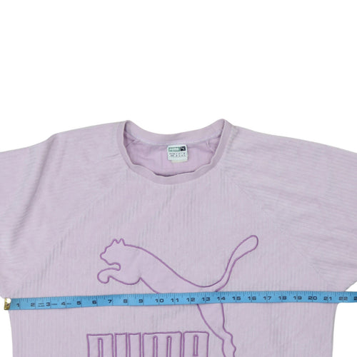Puma Womens Lilac Crew Neck Pullover Sweatshirt Size 12
