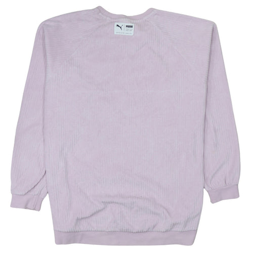 Puma Womens Lilac Crew Neck Pullover Sweatshirt Size 12