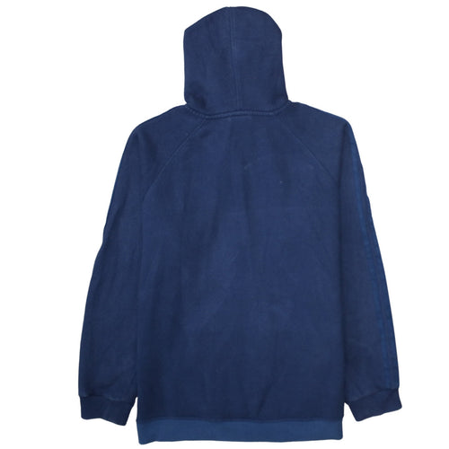 Adidas Men Blue Full Zip Hoodie XL Fleece Sportswear