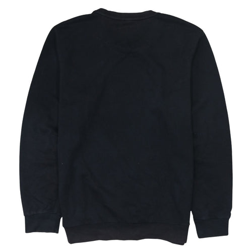 Adidas Men's Black XL Crew Neck Logo Pullover Sweatshirt