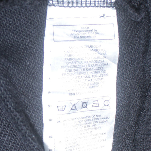 Adidas Men's Black XL Crew Neck Logo Pullover Sweatshirt