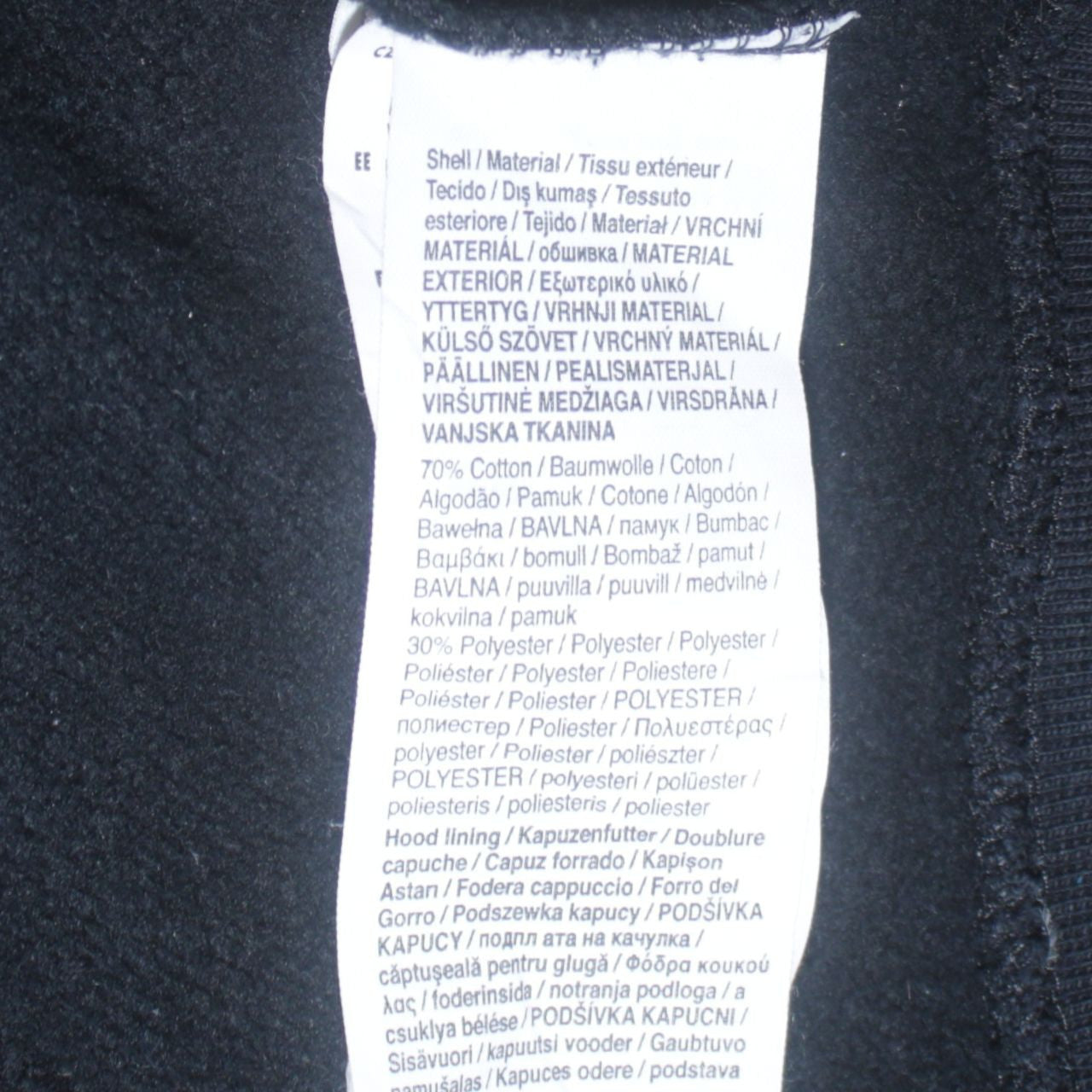 Puma Men’s Black Full Zip Hoodie L Logo Sports Fleece