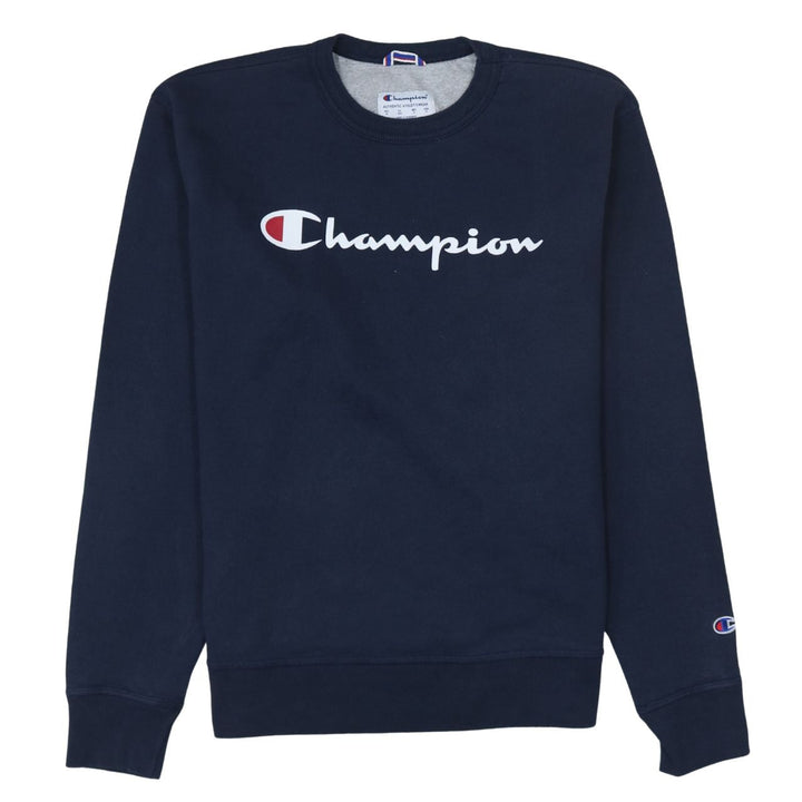 Champion Men's Blue Crew Neck Pullover Sweatshirt M