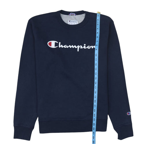 Champion Men's Blue Crew Neck Pullover Sweatshirt M