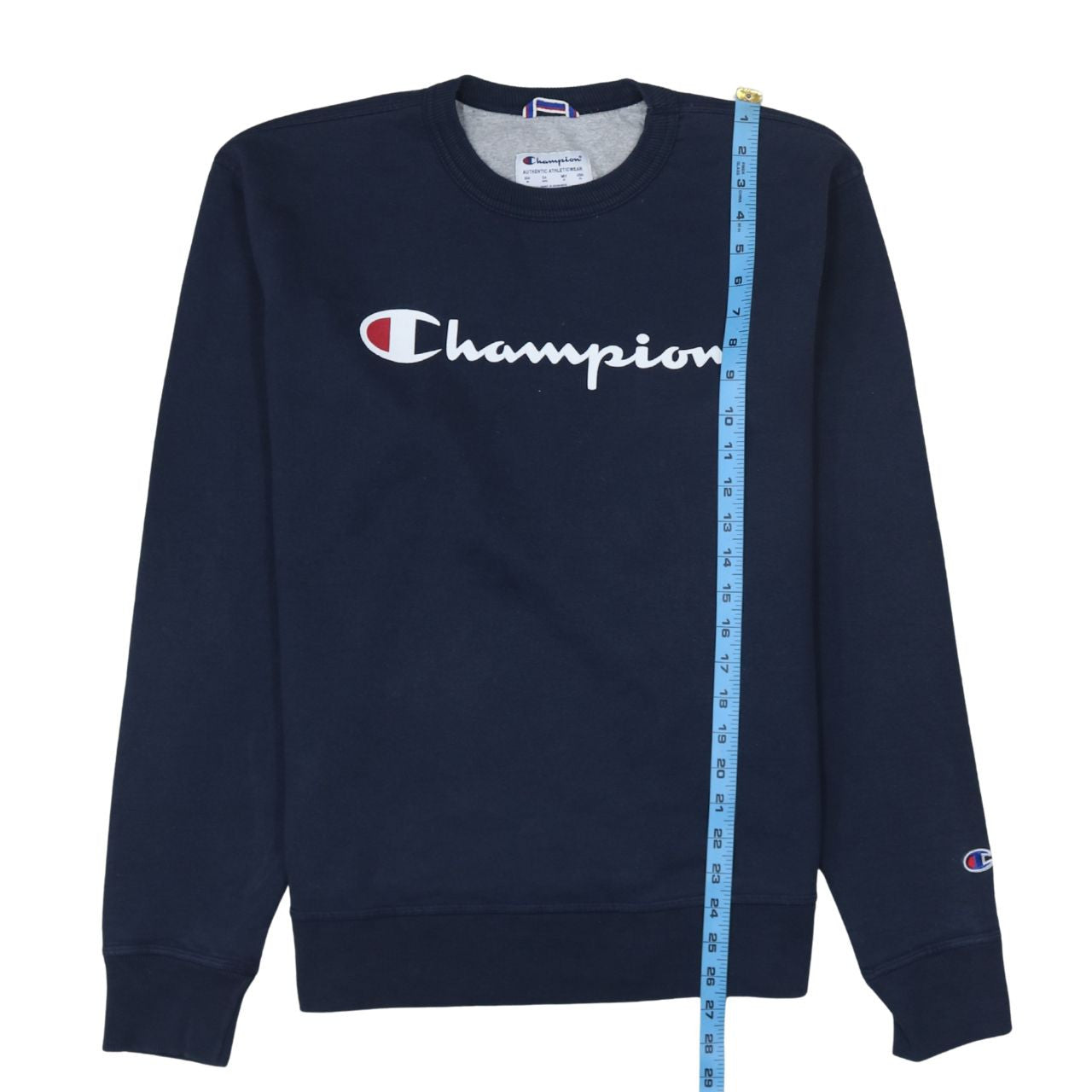 Champion Men's Blue Crew Neck Pullover Sweatshirt M
