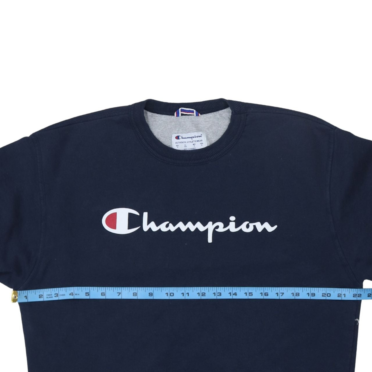 Champion Men's Blue Crew Neck Pullover Sweatshirt M