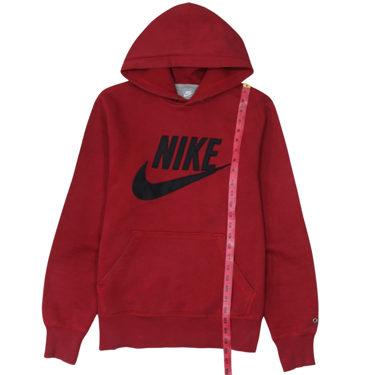 Nike Men's Red Pullover Hoodie Large Fleece Sportswear