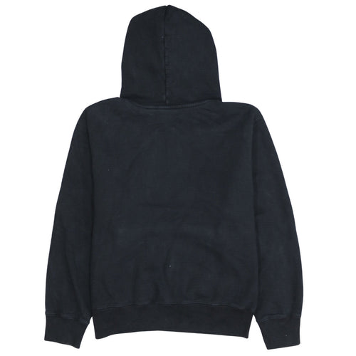 adidas Men Black Pullover Hoodie Medium Fleece Sportswear