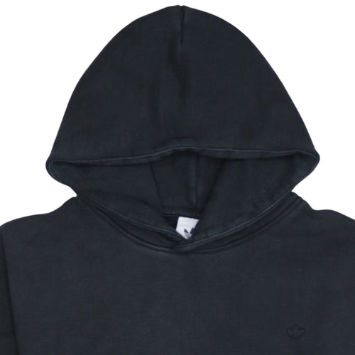 adidas Men Black Pullover Hoodie Medium Fleece Sportswear