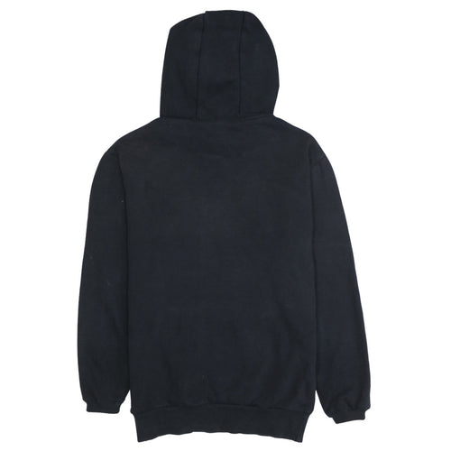 Ellesse Womens Black Pullover Hoodie Size 10 Cotton Blend Logo Sweatshirt