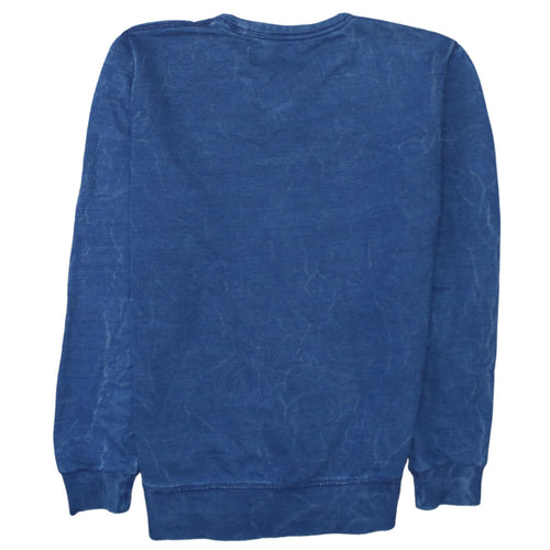 Calvin Klein Jeans Men's Blue Logo Crew Neck Sweatshirt Size S