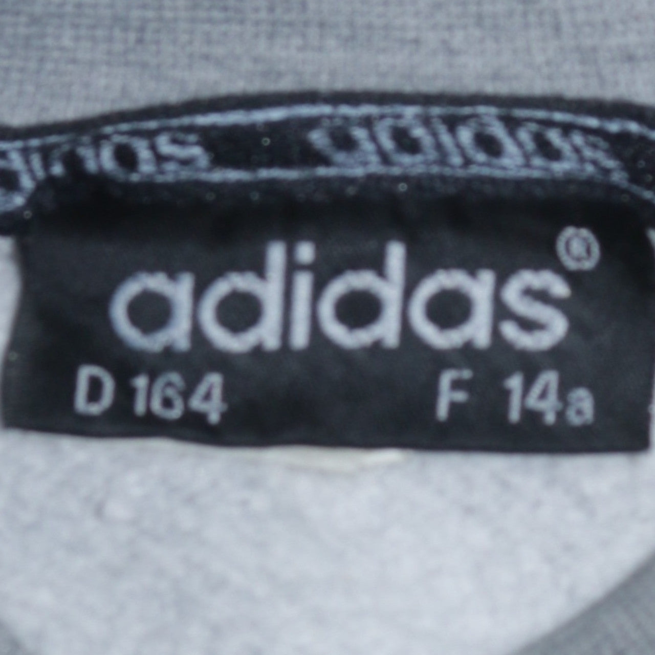 Adidas Teens Grey 164 Crew Neck Pullover Sweatshirt