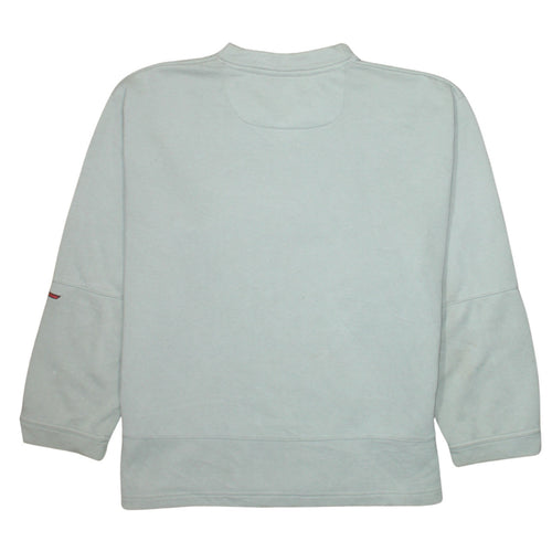 Ellesse Mens Grey XL Pullover Sweatshirt V-Neck Retro Logo Top