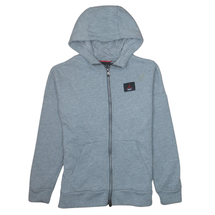 Jordan Men's Grey Full Zip Hoodie Size M Sportswear Fleece