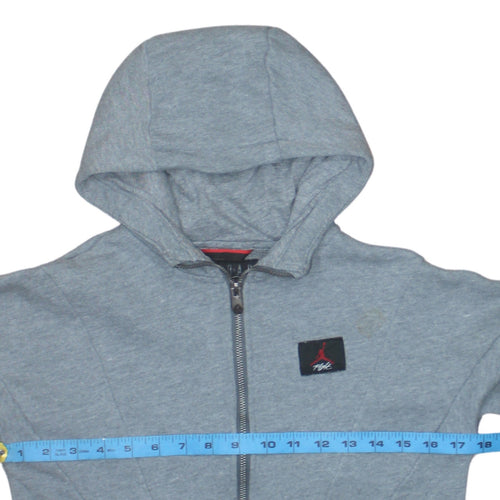 Jordan Men's Grey Full Zip Hoodie Size M Sportswear Fleece