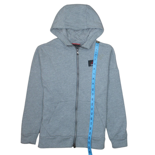 Jordan Men's Grey Full Zip Hoodie Size M Sportswear Fleece