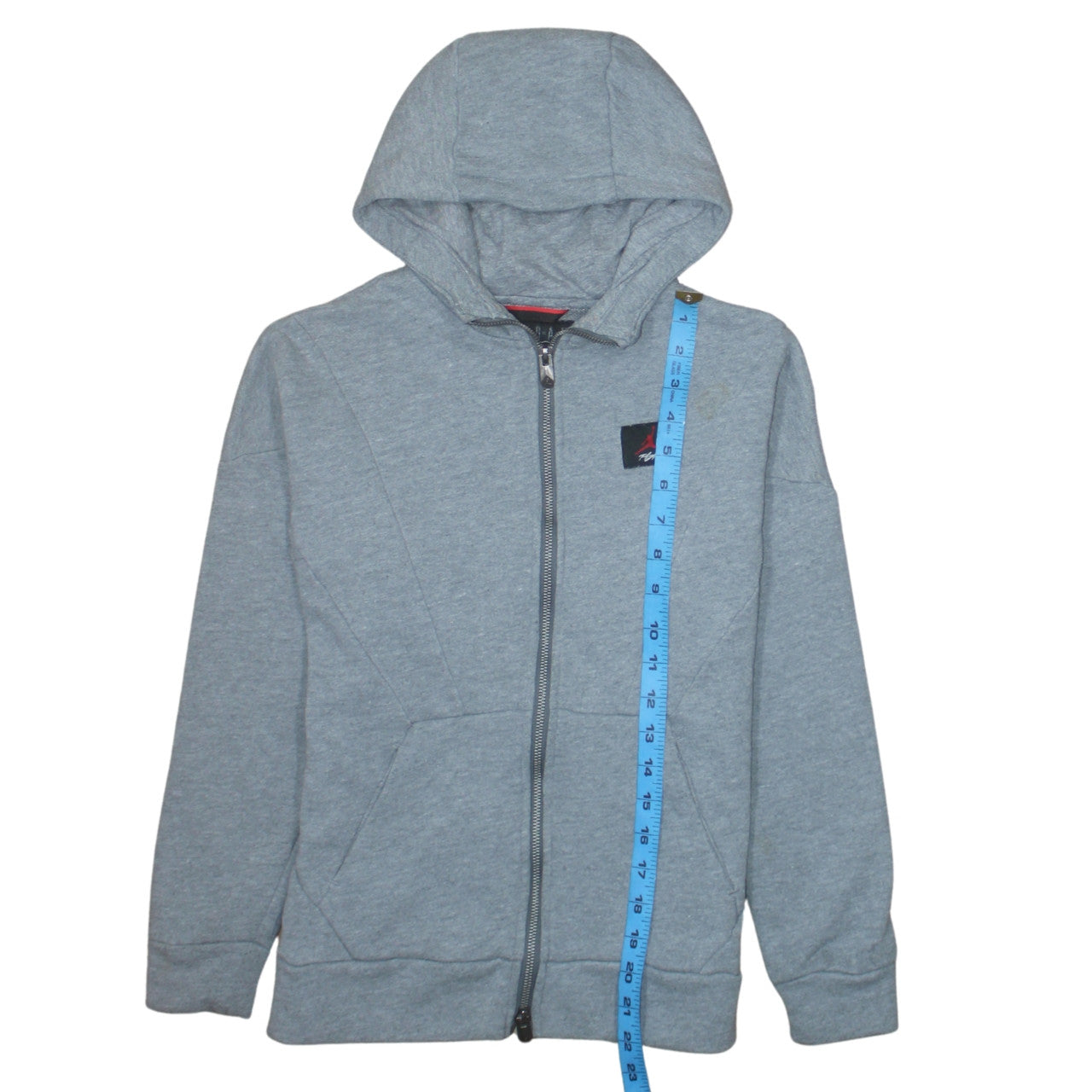 Jordan Men's Grey Full Zip Hoodie Size M Sportswear Fleece