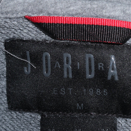 Jordan Men's Grey Full Zip Hoodie Size M Sportswear Fleece