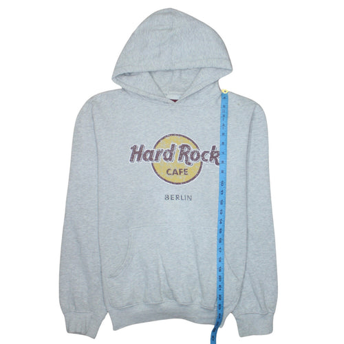 Hard Rock Cafe Berlin Grey Men's Pullover Hoodie Size L