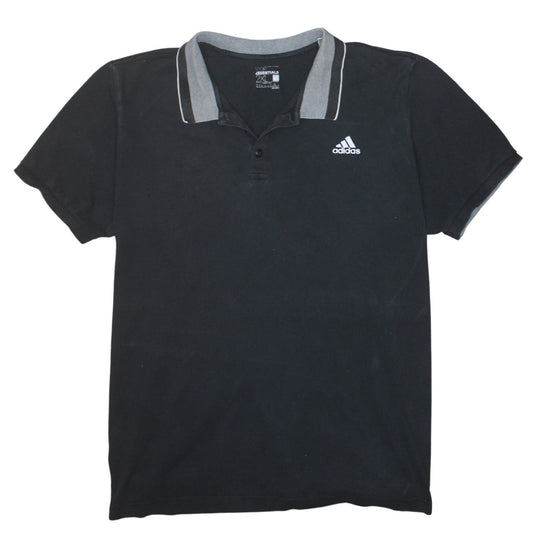 Adidas Men's Black 2XL Essentials Climalite Polo Shirt