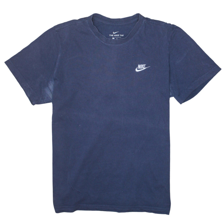 Nike Men's Blue Crew Neck Short Sleeve Cotton T-Shirt M