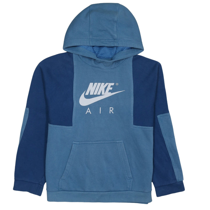 Nike Boys Blue XL Pullover Hoodie Fleece Sweatshirt Logo Hooded Jumper