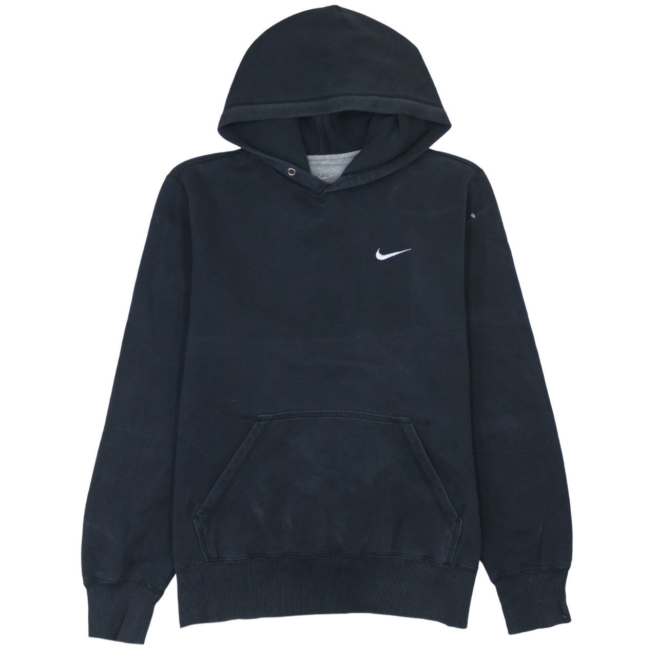 Nike Men's Black Pullover Hoodie M Logo Fleece Sweatshirt