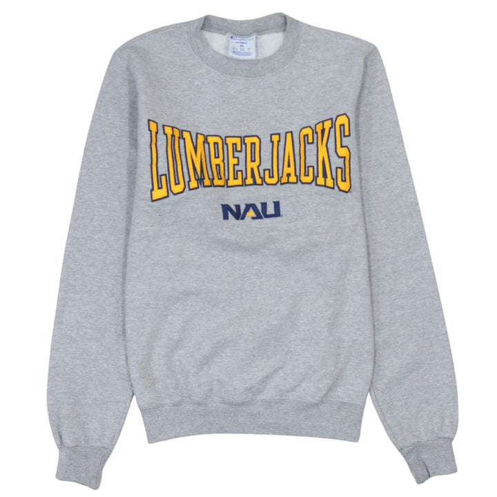 Champion Men's Grey Lumberjacks NAU Pullover Sweatshirt XS