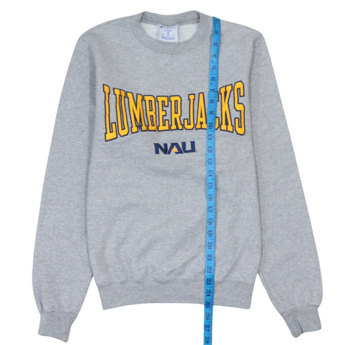 Champion Men's Grey Lumberjacks NAU Pullover Sweatshirt XS