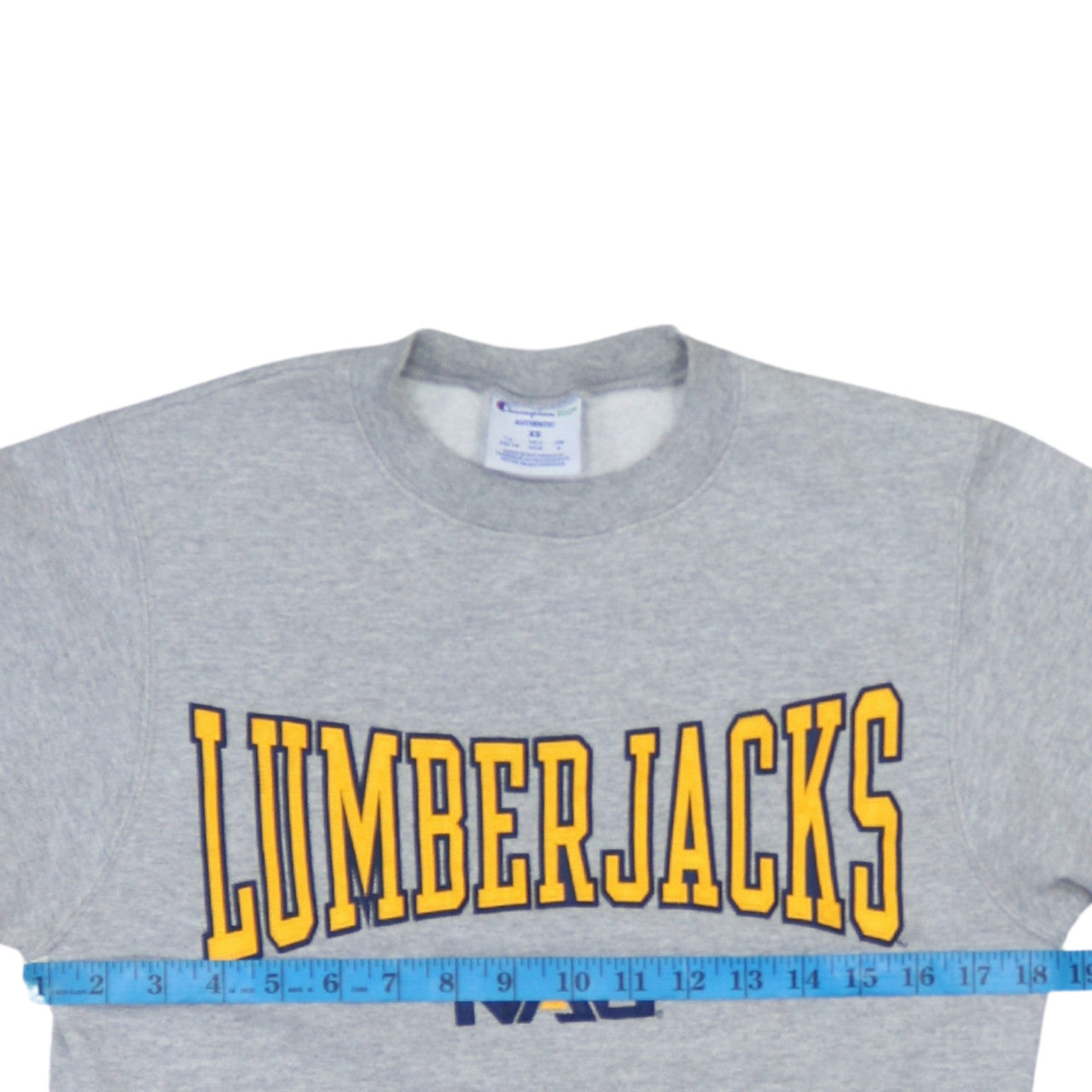 Champion Men's Grey Lumberjacks NAU Pullover Sweatshirt XS