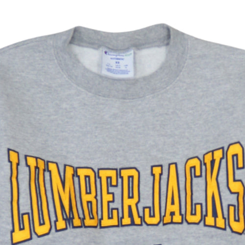 Champion Men's Grey Lumberjacks NAU Pullover Sweatshirt XS