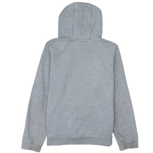 Nike Teens Grey XL Pullover Hoodie with Logo Graphic Print