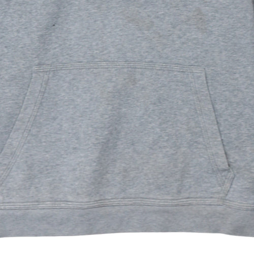 Nike Teens Grey XL Pullover Hoodie with Logo Graphic Print