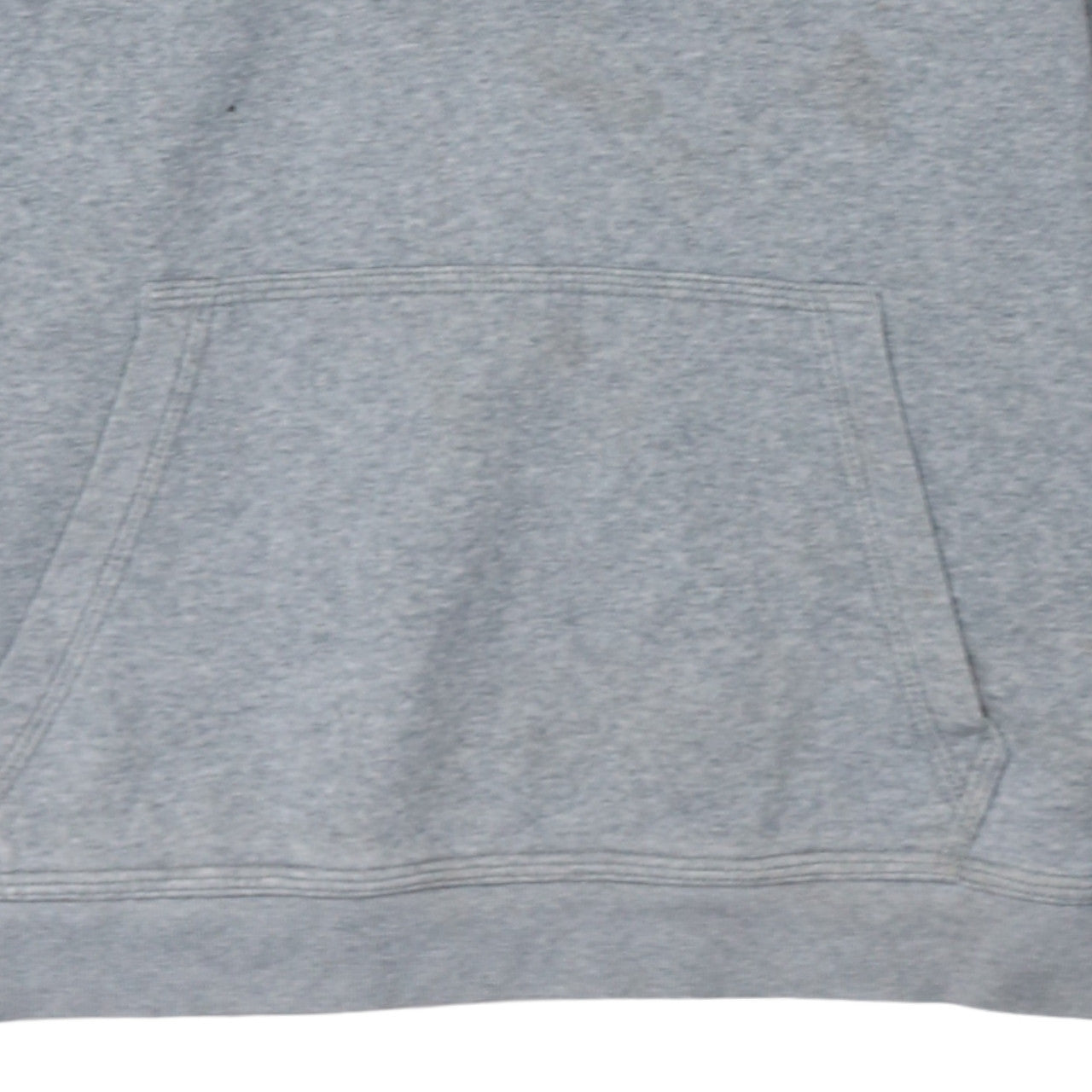 Nike Teens Grey XL Pullover Hoodie with Logo Graphic Print